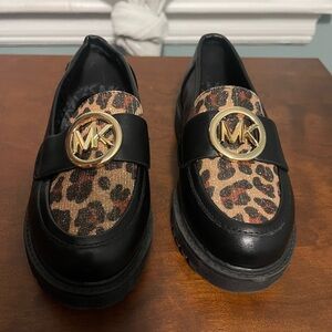 Michael Kors Leopard Loafers